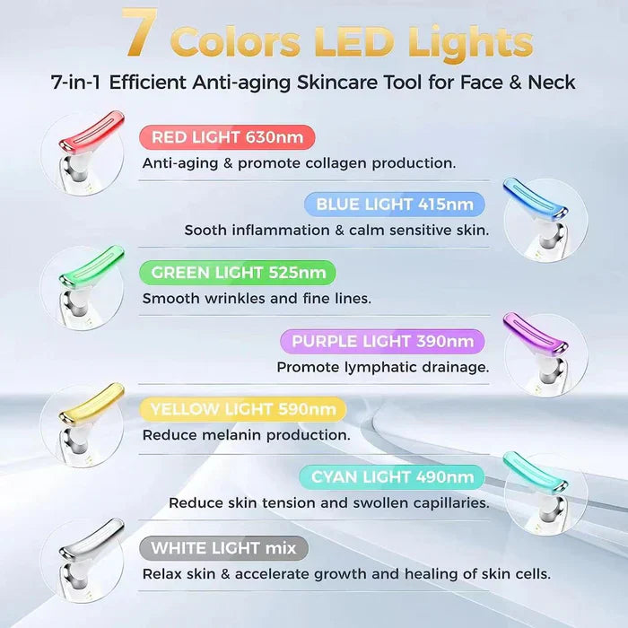 ✨Masajeador Facial Antiarrugas LED✨