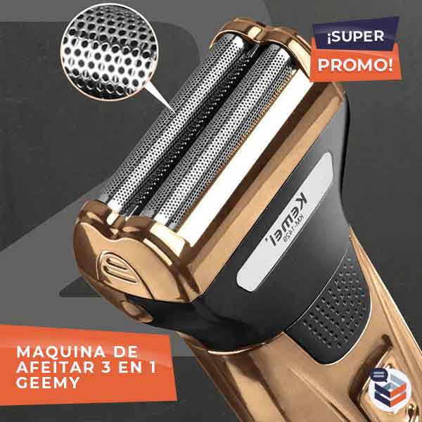 Maquina Afeitadora 3 En 1 Geemy Multifun