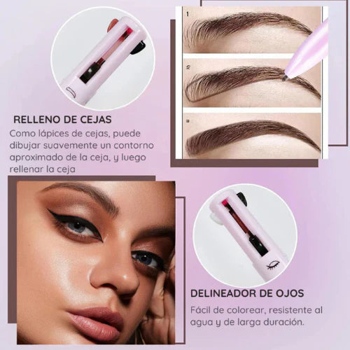 Lápiz de maquillaje 4 en 1