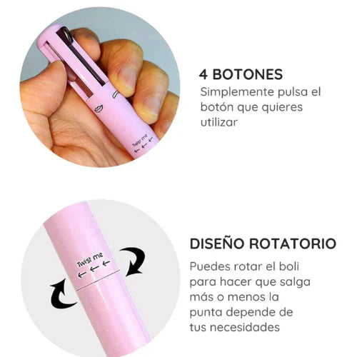 Lápiz de maquillaje 4 en 1