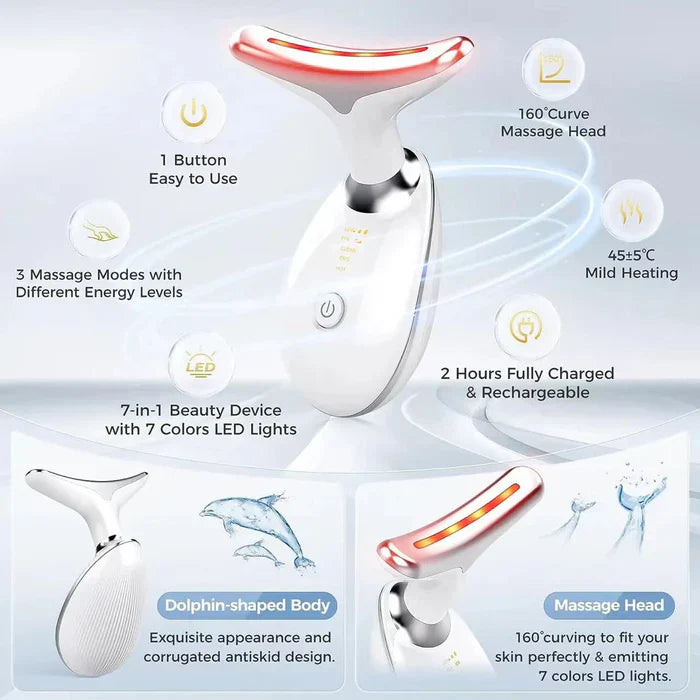 ✨Masajeador Facial Antiarrugas LED✨
