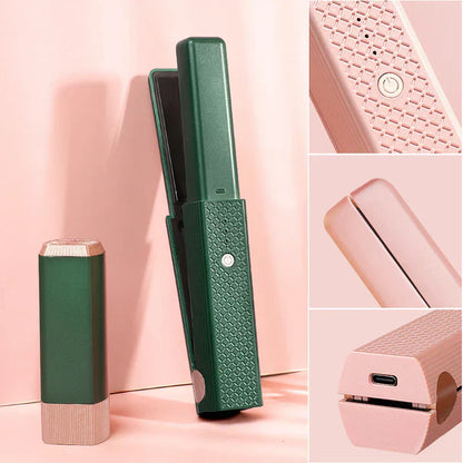 Plancha y Rizador con Tecnología Cerámica y Temperatura Ajustable