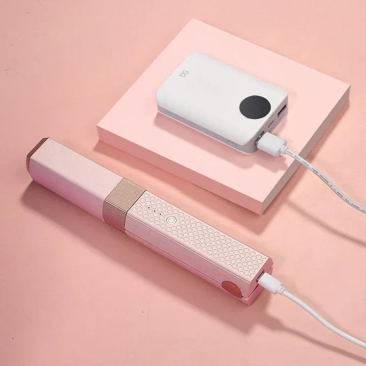 Plancha y Rizador con Tecnología Cerámica y Temperatura Ajustable