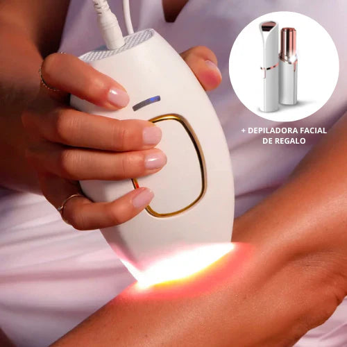 Depiladora IPL + depiladora facial de regalo