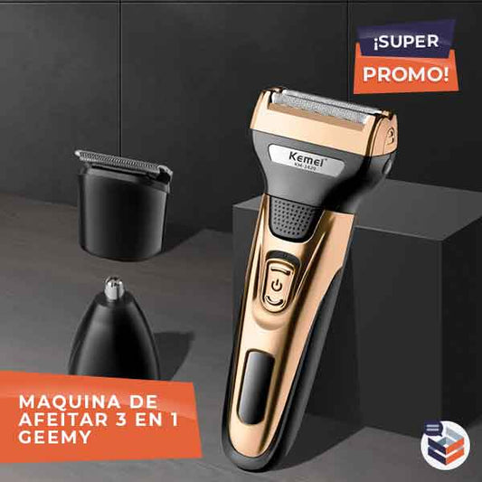 Maquina Afeitadora 3 En 1 Geemy Multifun