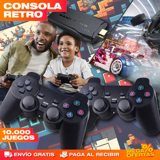 Consola Retro Game Stick 2 Controles
