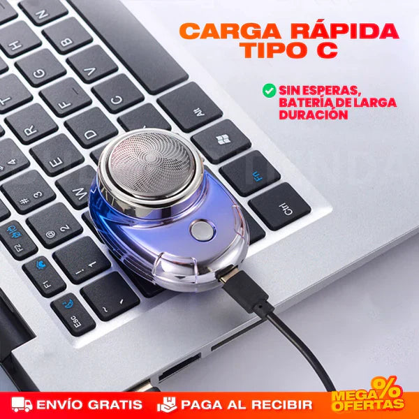 PROMO 2X1 MINI AFEITADORA ELÉCTRICA USB DE LARGA DURACIÓN