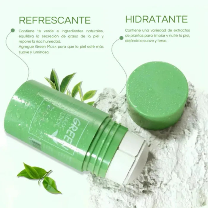(OFERTA 2X1) Crystal Skin™ - Mascarilla en Barra ENRIQUECIDA con Té Verde