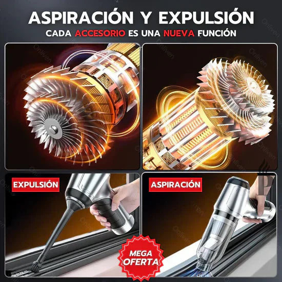 Aspiradora De Mano Mini Para Autos Hogar