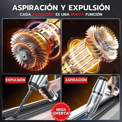 Aspiradora De Mano Mini Para Autos Hogar