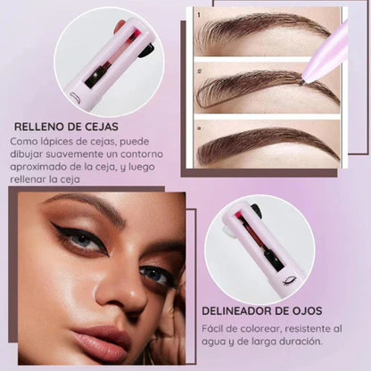 Lápiz de maquillaje 4 en 1