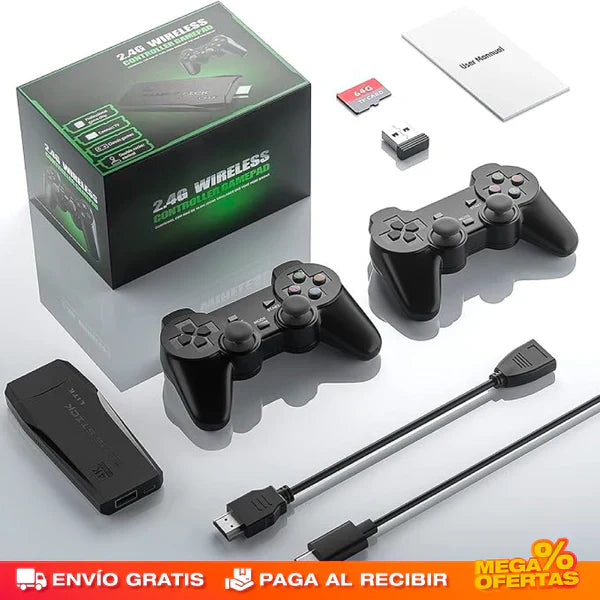 Consola Retro Game Stick 2 Controles
