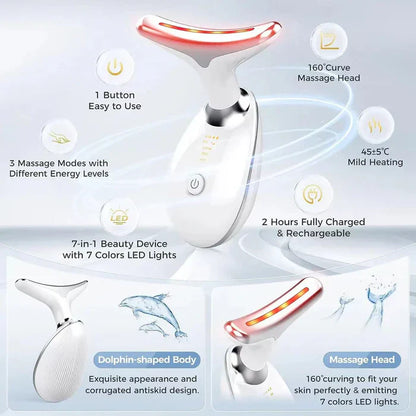 ✨Masajeador Facial Antiarrugas LED✨